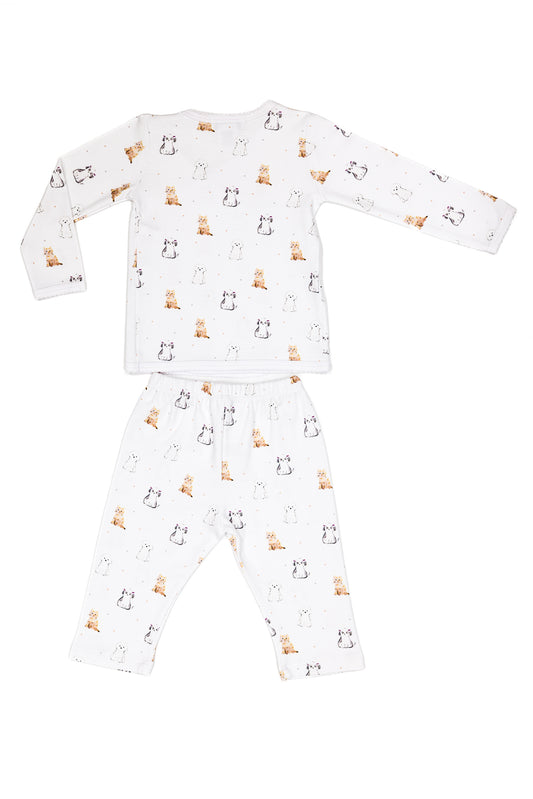Long Sleeve Kimono Set 100% Peruvian Pima Cotton - Baby Unisex