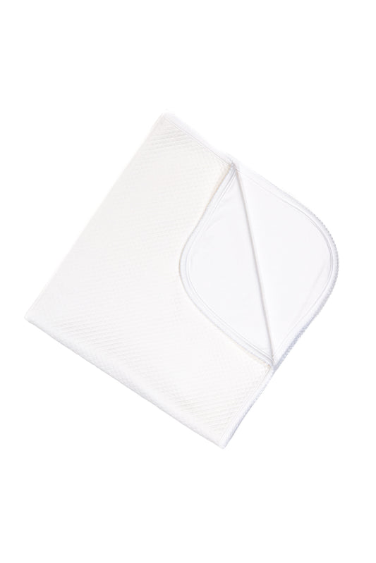 Reversible Quilted Receiving Blanket 100% Peruvian Cotton - Baby Unisex