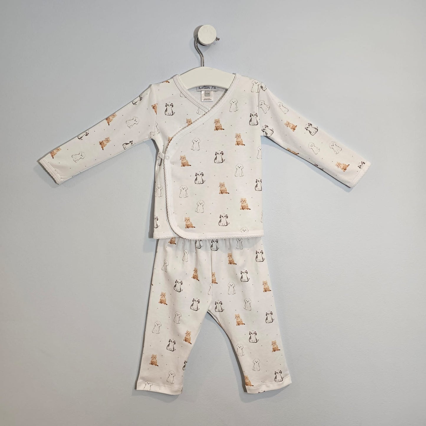 Long Sleeve Kimono Set 100% Peruvian Pima Cotton - Baby Unisex