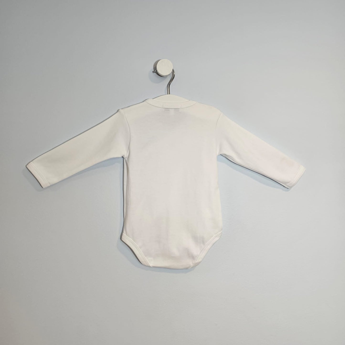 Long Sleeve Crossed Bodysuit 100% Peruvian Cotton - Baby Unisex