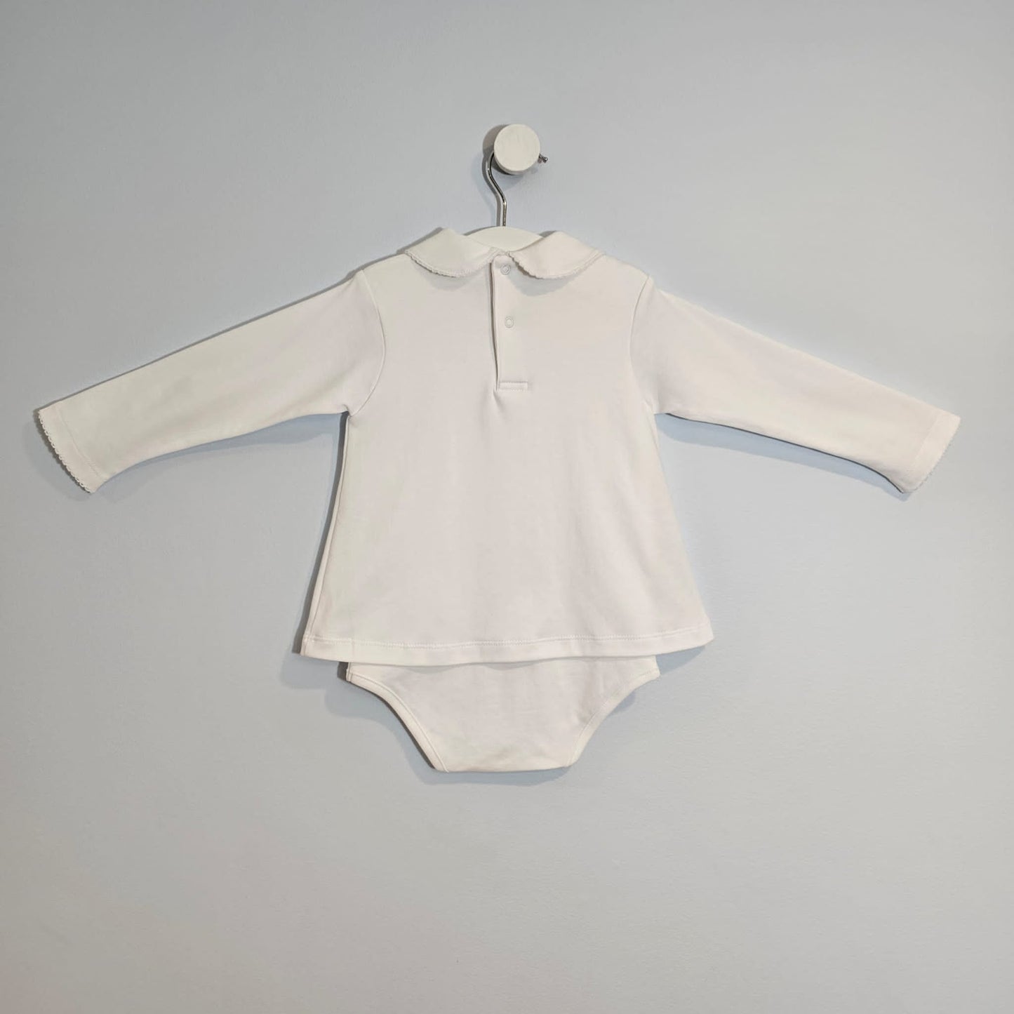 Long Sleeve Collared Bodysuit 100% Peruvian Cotton - Baby Unisex