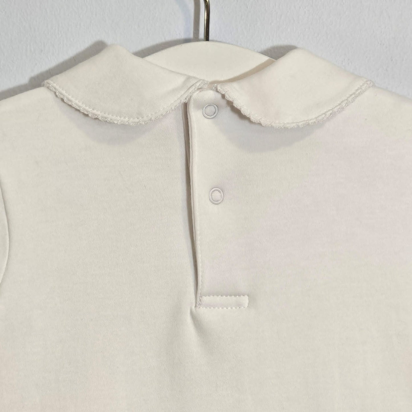 Long Sleeve Collared Bodysuit 100% Peruvian Cotton - Baby Unisex
