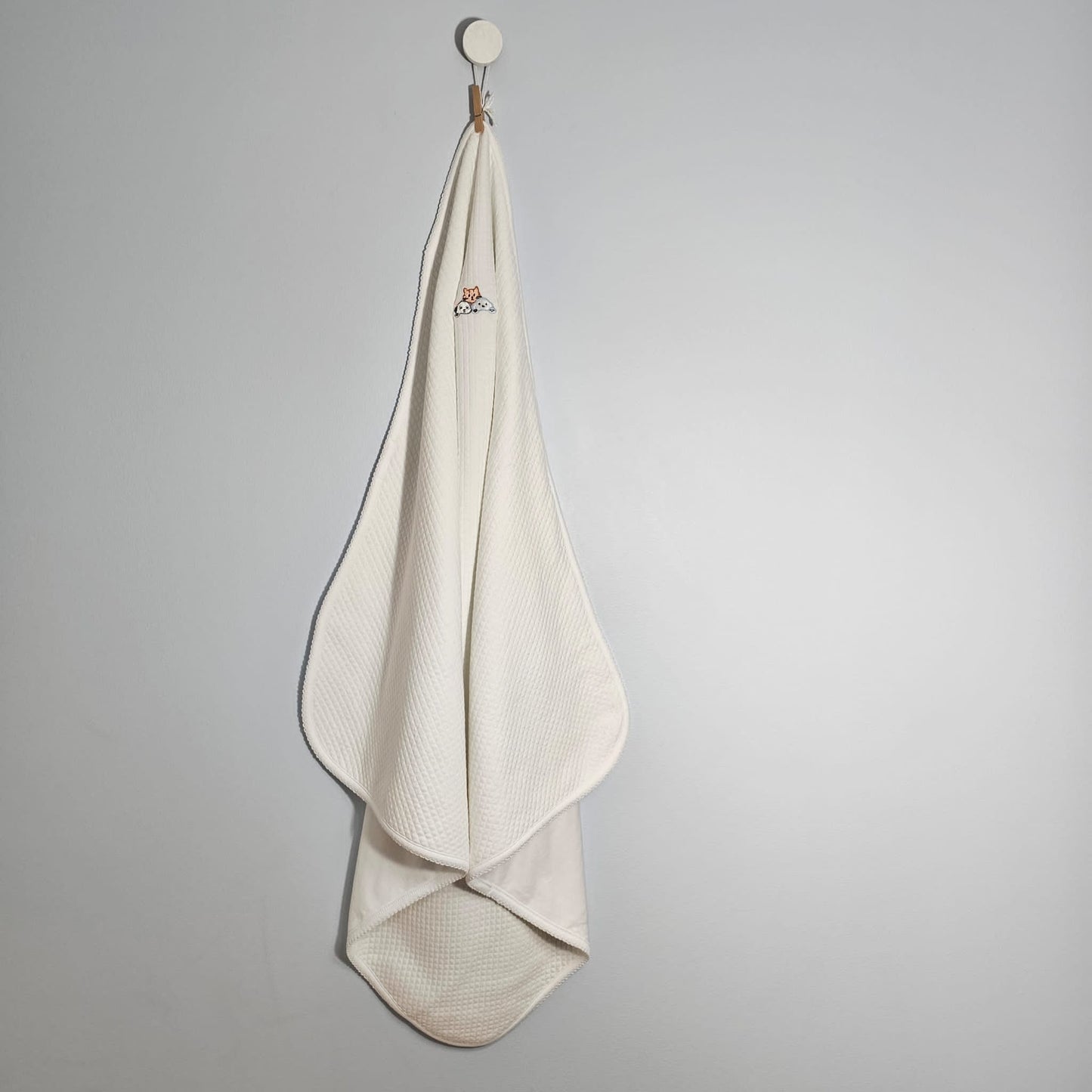 Reversible Quilted Receiving Blanket 100% Peruvian Cotton - Baby Unisex