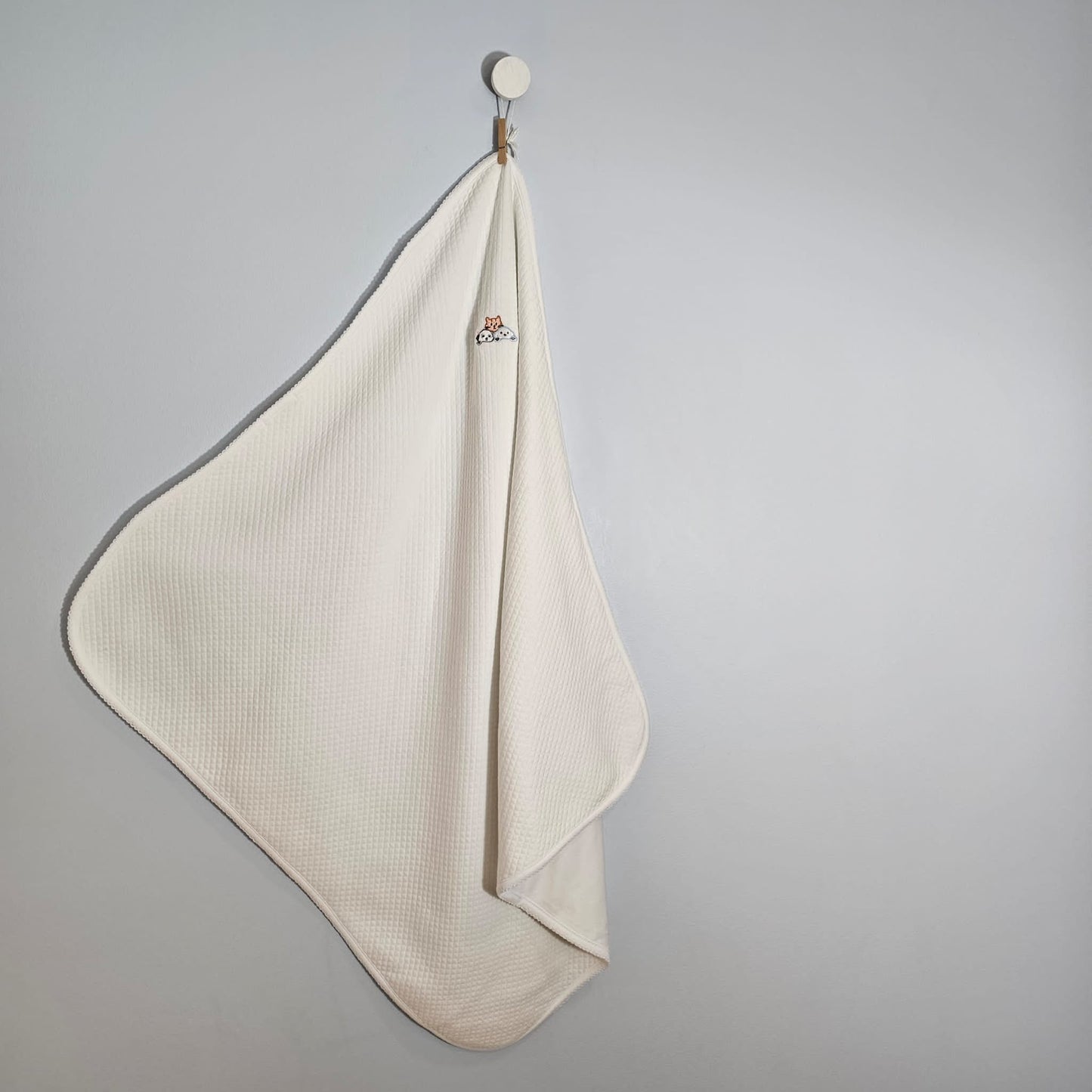 Reversible Quilted Receiving Blanket 100% Peruvian Cotton - Baby Unisex