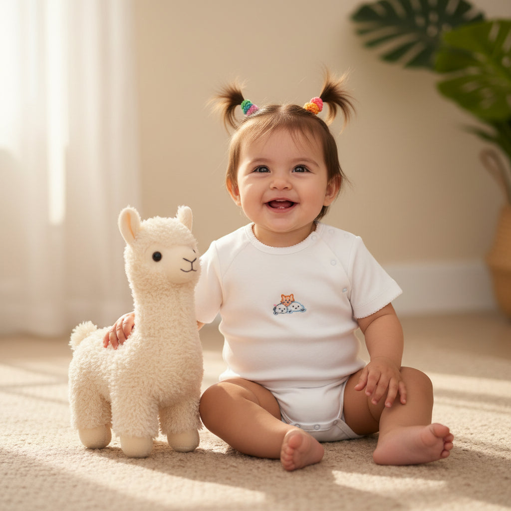 Short Sleeve Bodysuit 100% Peruvian Cotton - Baby Unisex
