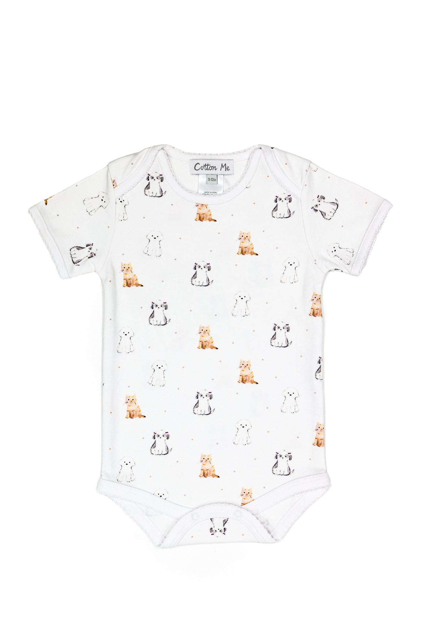 3pc Short Sleeve Bodysuit Hat and Bib Gift Set - Baby Unisex