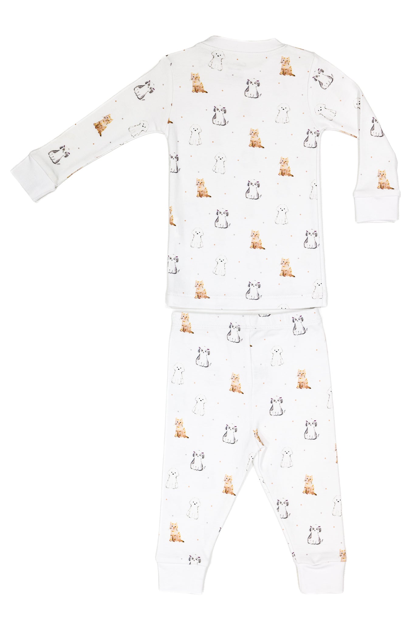 Two-Piece Lounge Pants Set Snug-fit 100% Peruvian Pima Cotton - Baby Unisex