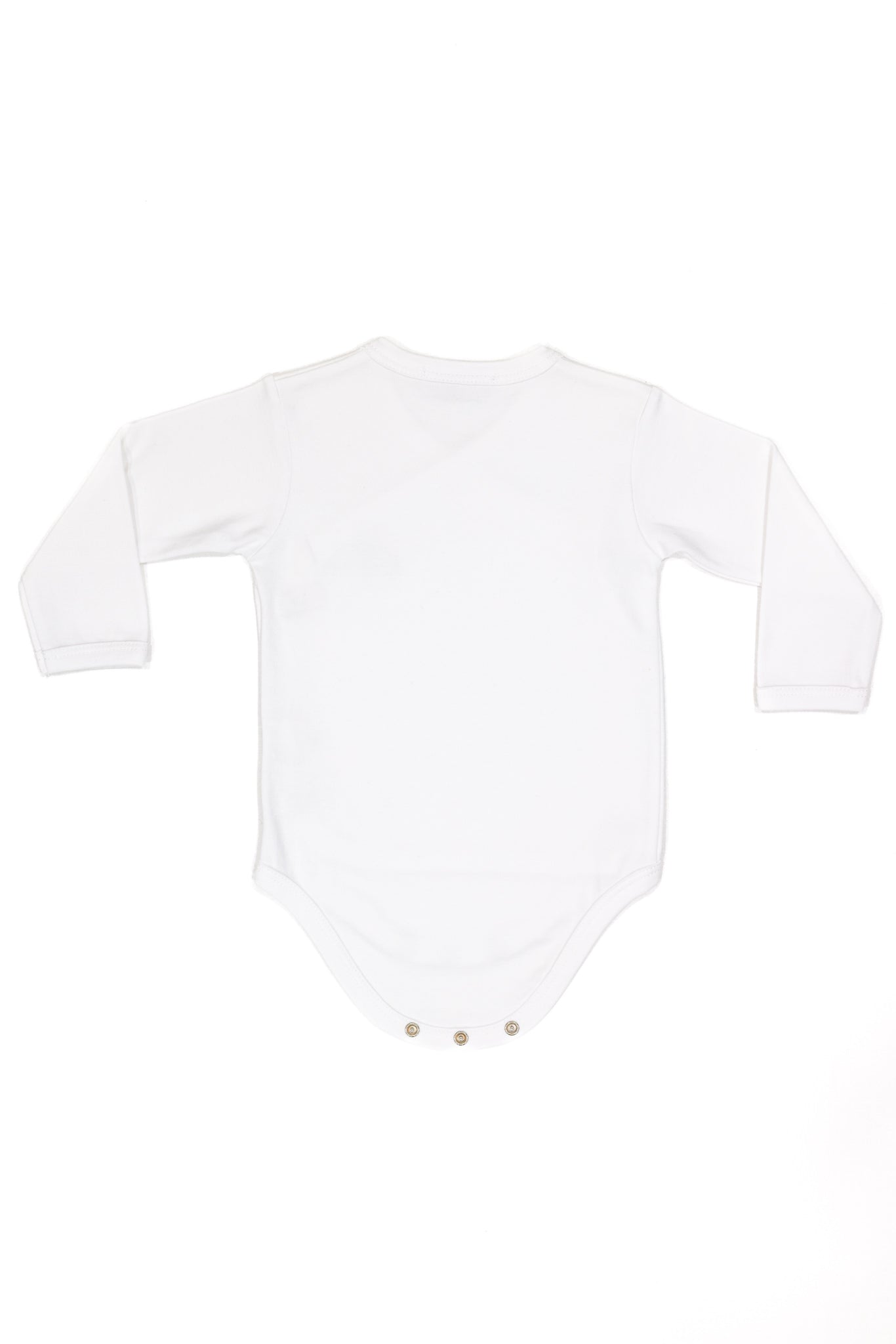 Long Sleeve Crossed Bodysuit 100% Peruvian Cotton - Baby Unisex