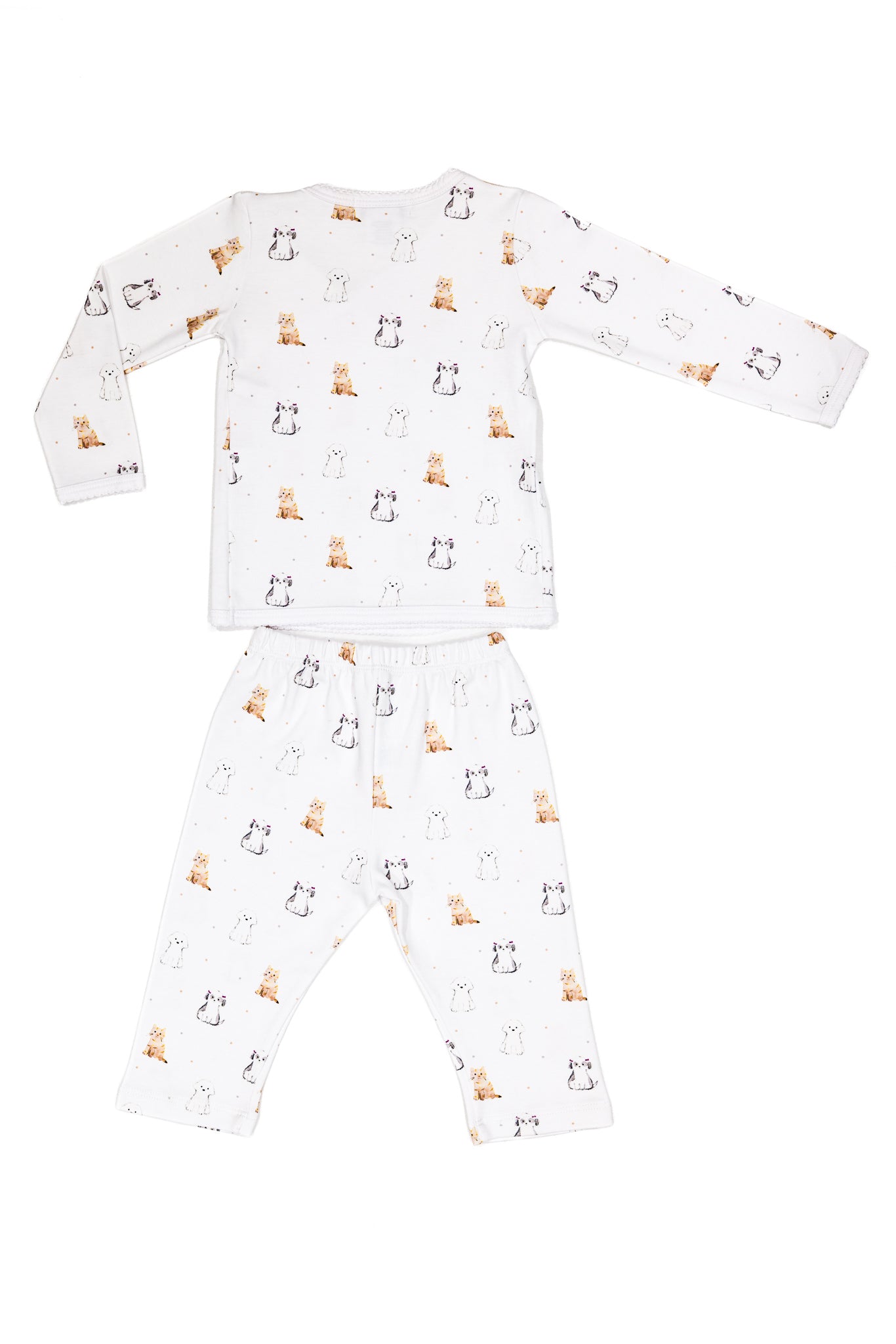 Long Sleeve Kimono Set 100% Peruvian Pima Cotton - Baby Unisex